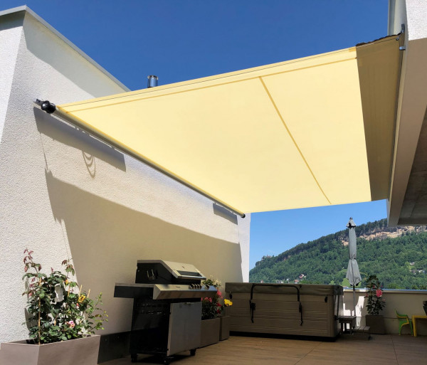 Sonnensegel RollOff STRUCTURE - by SHADESIGN zum Aktionspreis