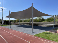 Ganzjahres Sonnensegel Rechteck - wasserdicht 18 x 8 m