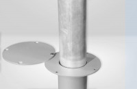 Innenrohr für Pfosten Aluminium 1m